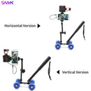 SANYK Vlogging Set Combo de polia para fotografia de quatro rodas