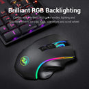 Redragon M602KS Wireless Gaming Mouse RGB Backlit MMO 7 Programmable Buttons Mouse Macro Recording For Laptop PC Gamer