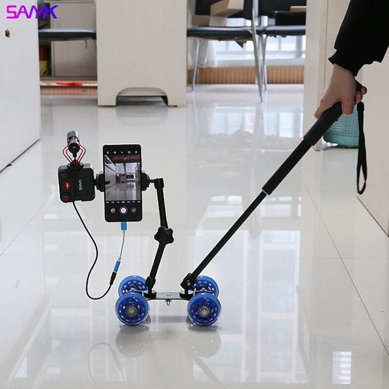 SANYK Vlogging Set Combo de polia para fotografia de quatro rodas