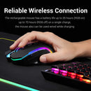 Redragon M602KS Wireless Gaming Mouse RGB Backlit MMO 7 Programmable Buttons Mouse Macro Recording For Laptop PC Gamer