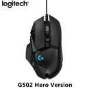 Logitech G502 HERO RGB Professional Gaming Mouse 25600DPI Programming Mouse Adjustable Light Synchronizatio For Mouse Gamer