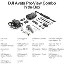 DJI AVATA Pro View Combo FPV Drone Quadcopter com Goggles V2 Motion Controller 4K/60fps 155° FOV Videos 10km 1080P Transmission