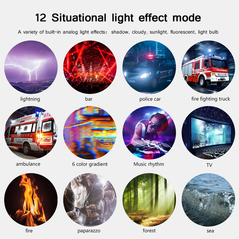 RGB Handheld Bastão LED de Fotografia com Bateria Recarregável