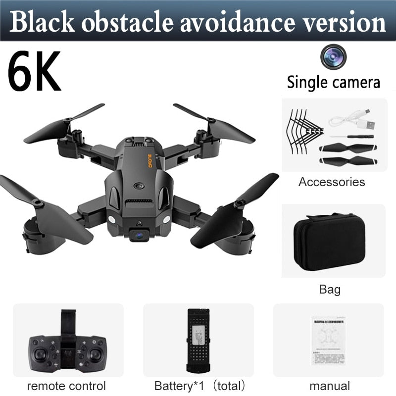Mini Drone 5G GPS Dron 6K 8K HD Camera WiFi FPV Obstacle Avoidance Professional Foldable Quadcopter Rc Distance 3000M Gift Toys