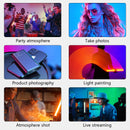 RGB Handheld Bastão LED de Fotografia com Bateria Recarregável