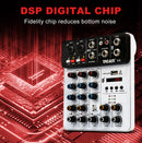 Mixer de áudio de 4 canais