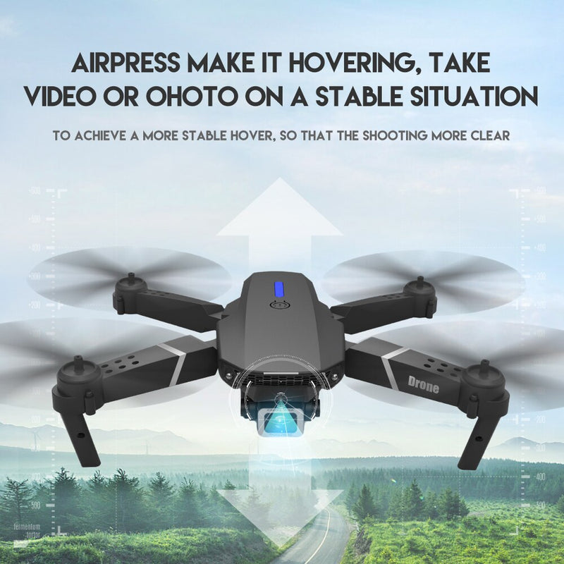 New Quadcopter E88 Pro WIFI FPV Drone With Wide Angle HD 4K 1080P Camera Height Hold RC Foldable Quadcopter Dron Gift Toy