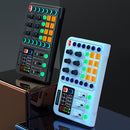 Live Sound Card Studio Record Professional Soundcard Bluetooth Microphone Mixer Voice Changer Live Streaming Audio Sound Mixer