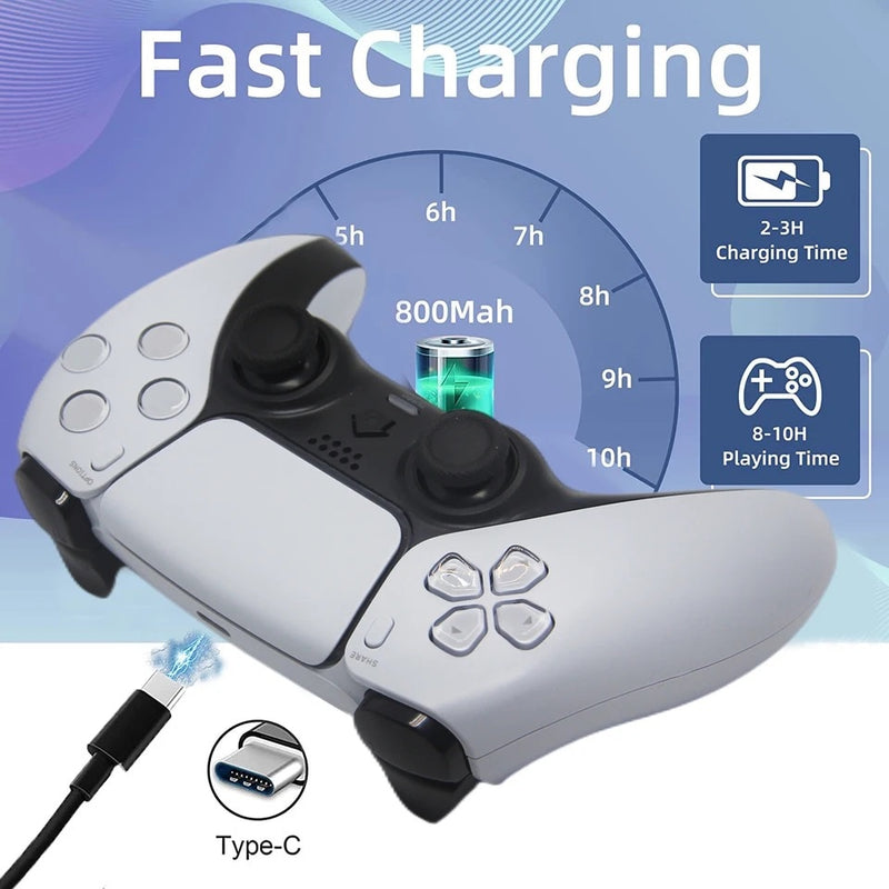 Wireless Joystick Bluetooth Controller Gamepad 6-Axis Game Mando Joypad For PS4/PS4 Slim/PC/Steam/iPad/Tablet/Andriod