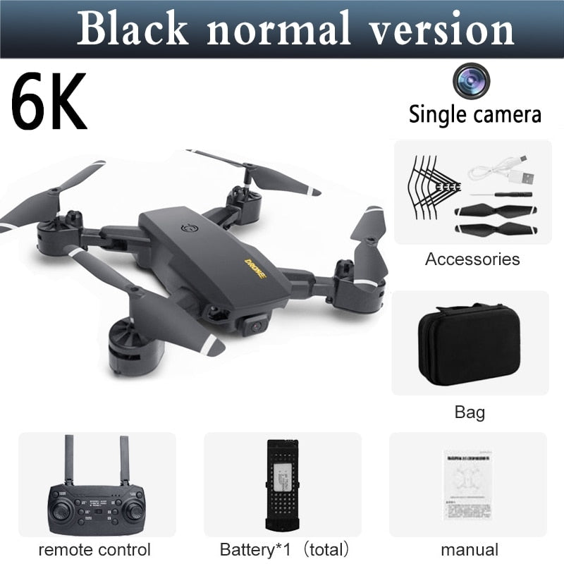 Mini Drone 5G GPS Dron 6K 8K HD Camera WiFi FPV Obstacle Avoidance Professional Foldable Quadcopter Rc Distance 3000M Gift Toys