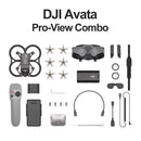 DJI AVATA Pro View Combo FPV Drone Quadcopter com Goggles V2 Motion Controller 4K/60fps 155° FOV Videos 10km 1080P Transmission