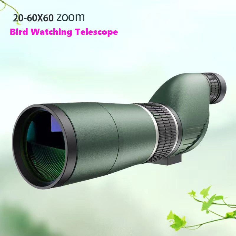 Monocular Zoom Telescope Powerful Monocular Bak4 Prism Waterproof Anti-Fog Camping Bird Watching Landscape Telescopes For Phone