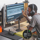 Q12 Audio Interface USB Sound Card Drive-free Portable Mini 2way Electric Guitar Recording Professional Mixer For Studio Singing