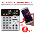 Mixer de áudio de 4 canais