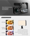 Video Camera 4K Professional Ordro AE8 Vlog Youtube with Infrared Night Vision Microphone Digital Camcorder Blogger Filmadoras