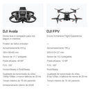 DJI AVATA Pro View Combo FPV Drone Quadcopter com Goggles V2 Motion Controller 4K/60fps 155° FOV Videos 10km 1080P Transmission